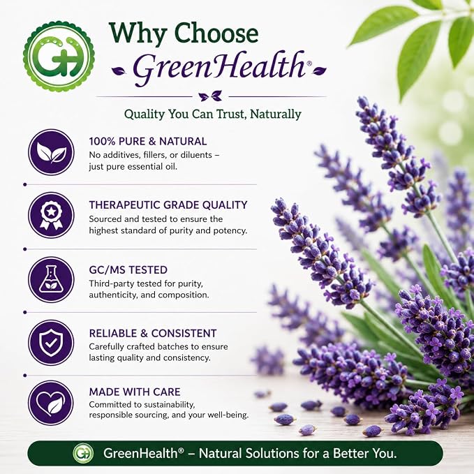 Aceite Esencial de Lavanda GreenHealth 473 ml miniatura 8