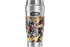 THERMOS Transformers Autobots vs. Decepticons STAINLESS KING 16oz Travel Tumbler