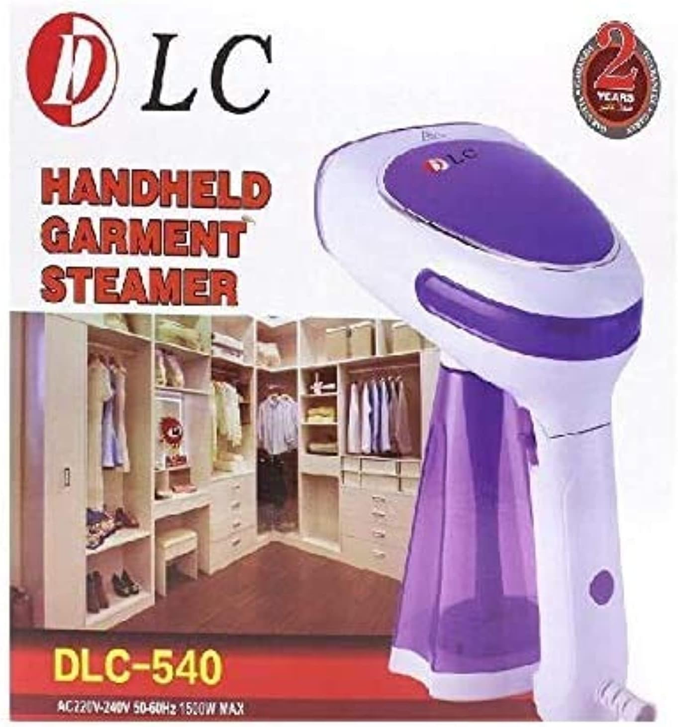 Handheld Garment Steamer 1500W Purple, DLC540 Buy Online at Best
