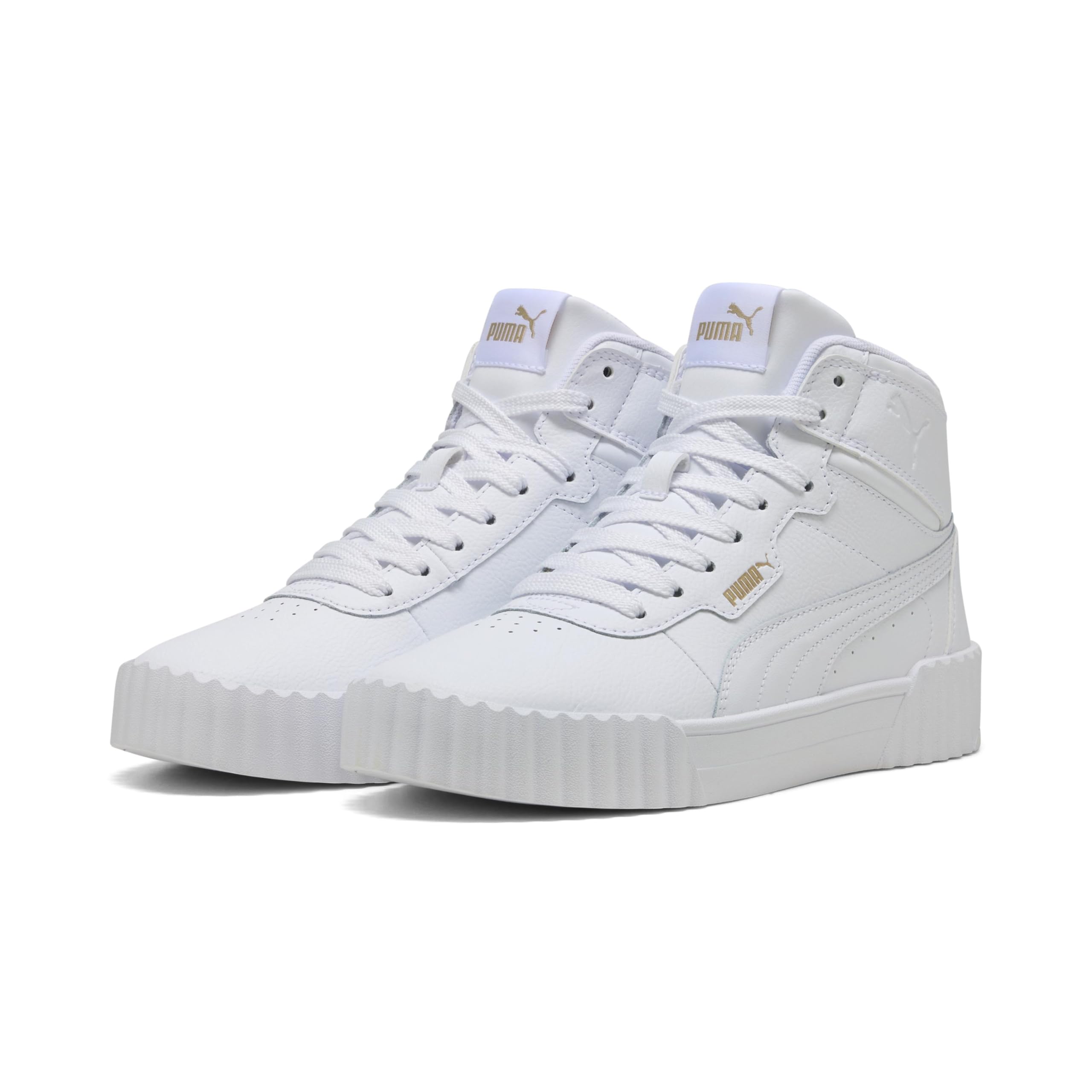 Puma Damen Carina Mid Adult Sneaker, 3 0 White Gold, 38 EU