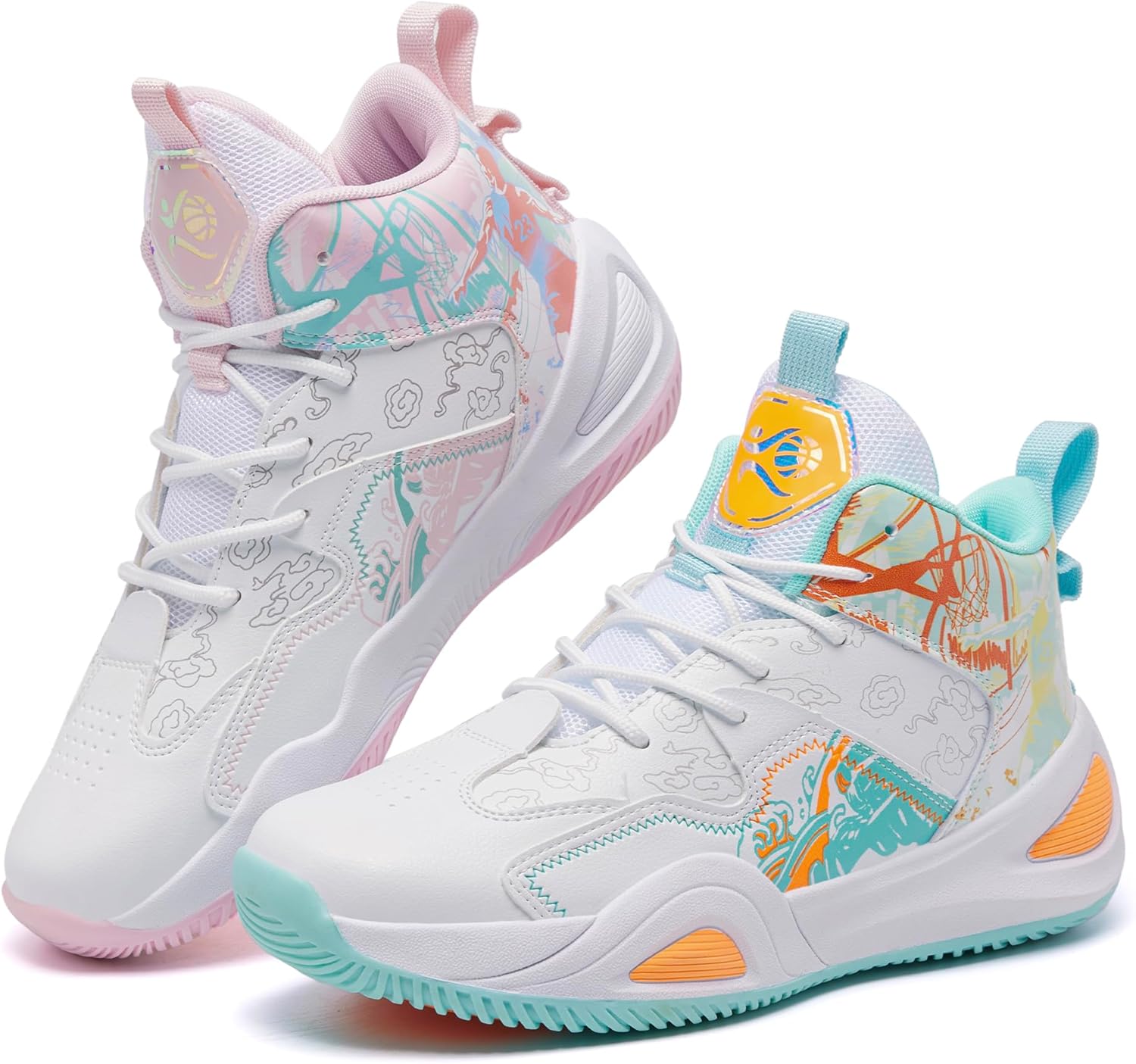 Womens Mens Basketball Shoes Comfortable Athletic Fashion Sneakers Casual Unisex-Adult Outdoor Sport Shoe