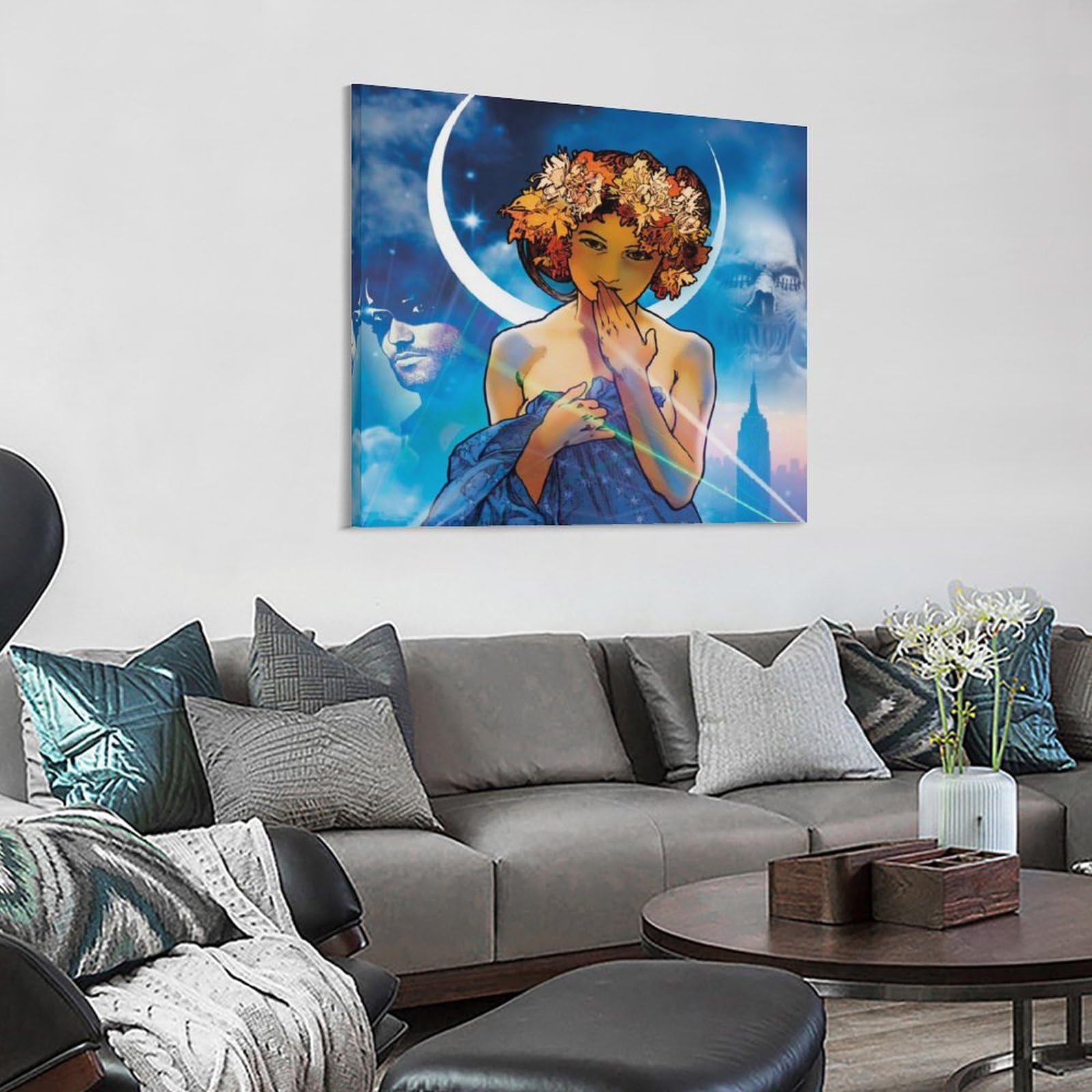 Amazon.co.jp: Alphonse Muchaアルフォンス・ミュシャ《月と星