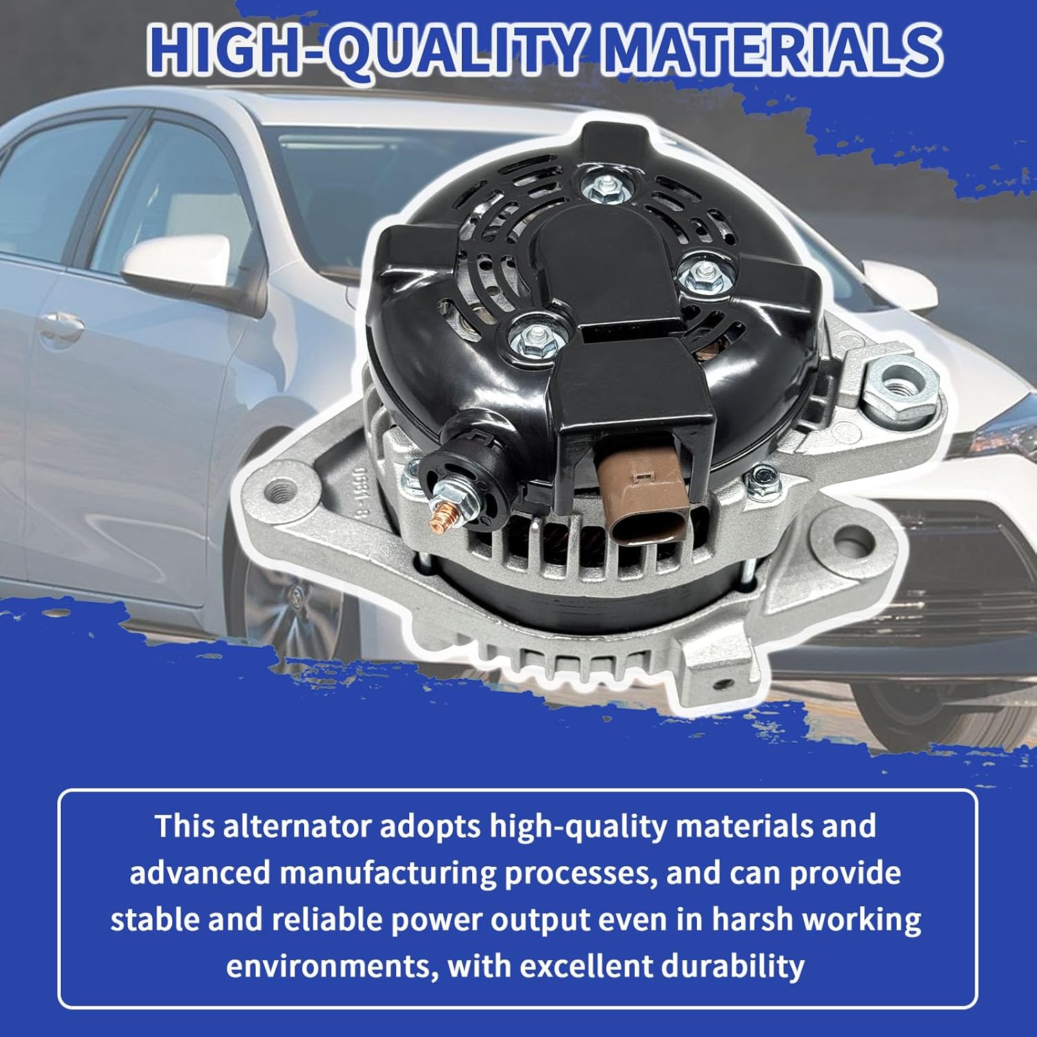 27060-0T230 Alternator 12V 115A Fit For 2014-2019 Toyota Corolla L4 1.8L 6-Groove Pulley CK Replace 11693 FG12T050 11693N 213-8297 400-40169 270600T230