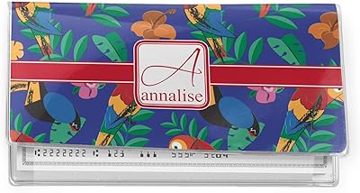 YouCustomizeIt Parrots & Toucans Vinyl Checkbook Cover (Personalized)
