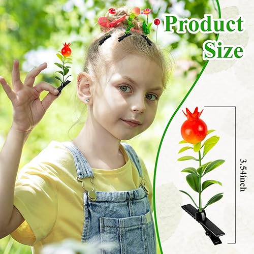 Miniatura 6 de 50 pinzas para brotes de estilo mixto, horquillas para plantas, brotes de hierba, brotes de hierba, accesorios para el cabello, regalo para mujeres,