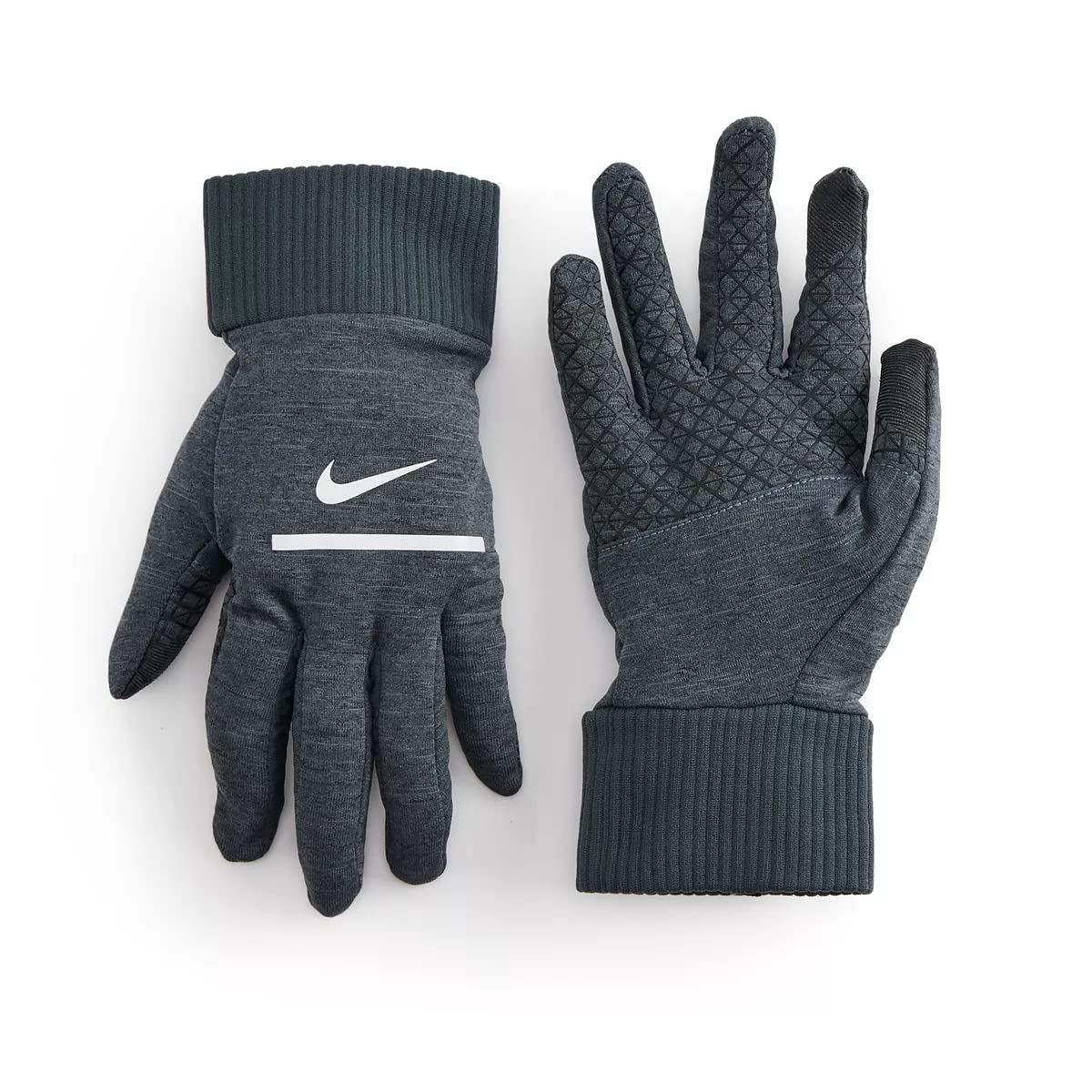 Nike Men`s Heathered Sphere Dri-FIT Running Gloves (G(NRGK1-061)/S, Small)