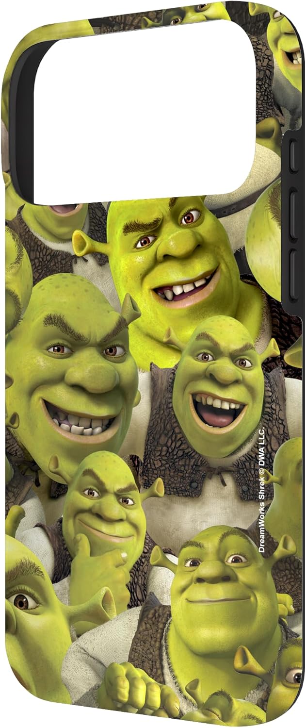Shrek Cool Epic All Shrek Faces Collage Logo Case for iPhone 17 Pro Max