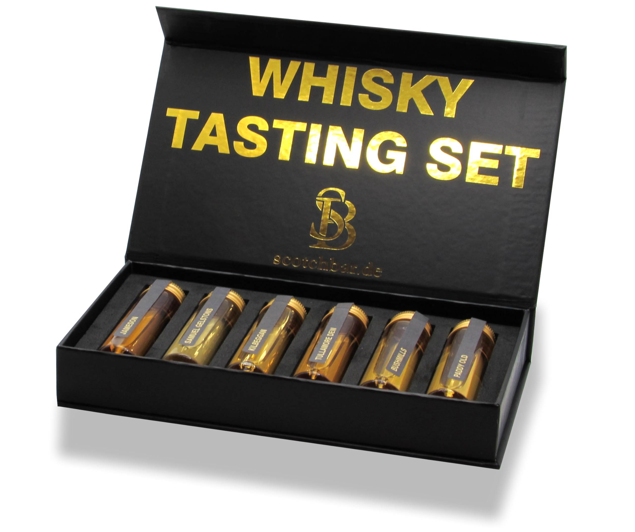 Einsteiger Whiskey Tasting Set | Irischer Whiskey | in edler Geschenkbox mit Magnetverschluss
