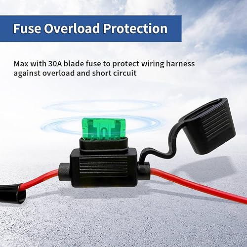 Miniatura 8 de Lasfit Barra de luz de 22 pulgadas y arnés de cableado