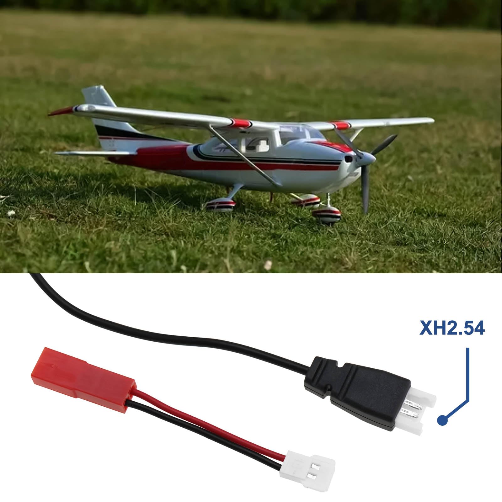VGOL Lot de 2 câbles de charge pour batterie au lithium 3,7 V - Connecteur USB vers XH2.54 vers JST - Convertissez la ligne pour drone d'avion RC FPV Drone Pièces de