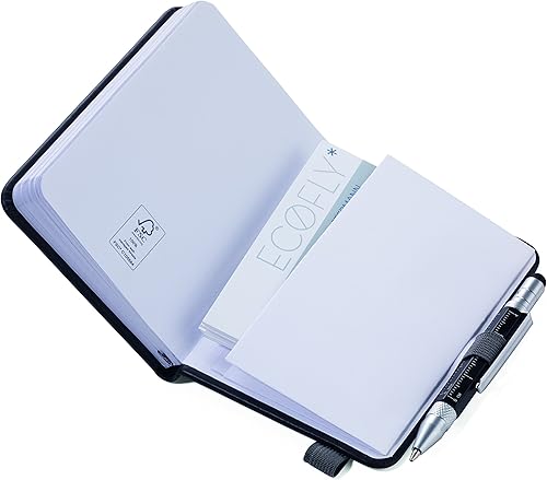 Miniatura 2 de Troika NPP25/YE - Bloc de notas amarillo A7 de 128 hojas (128 hojas, amarillo, liso, A7, piel sintética, 1 bolsillo)