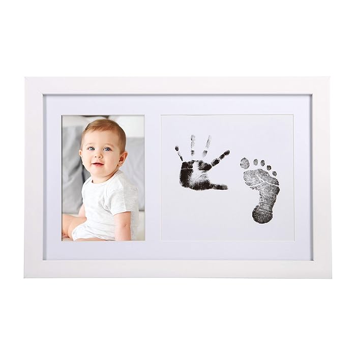 Buy Kate & Milo Baby’s Print Photo Frame and Ink Kit, Newborn Hand and