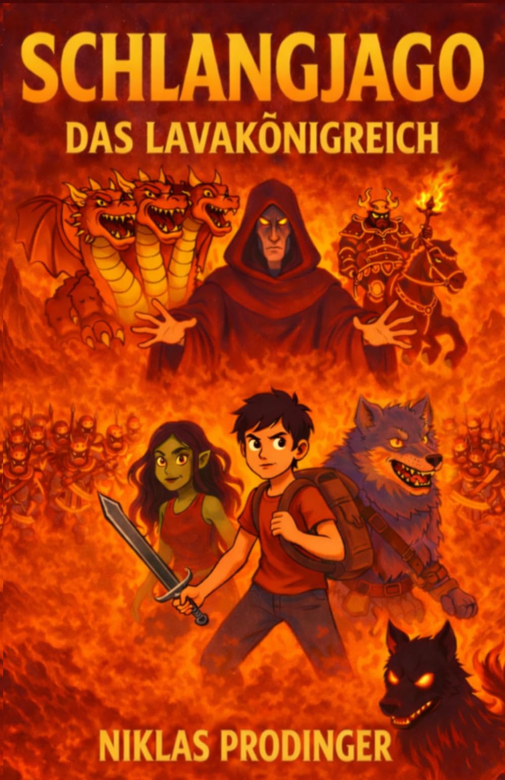 Schlangjago - Das Lavakönigreich: Spannendes Fantasy-Abenteuer für Kinder - über Magie, Freundschaft und den Mut über sich hinauszuwachsen