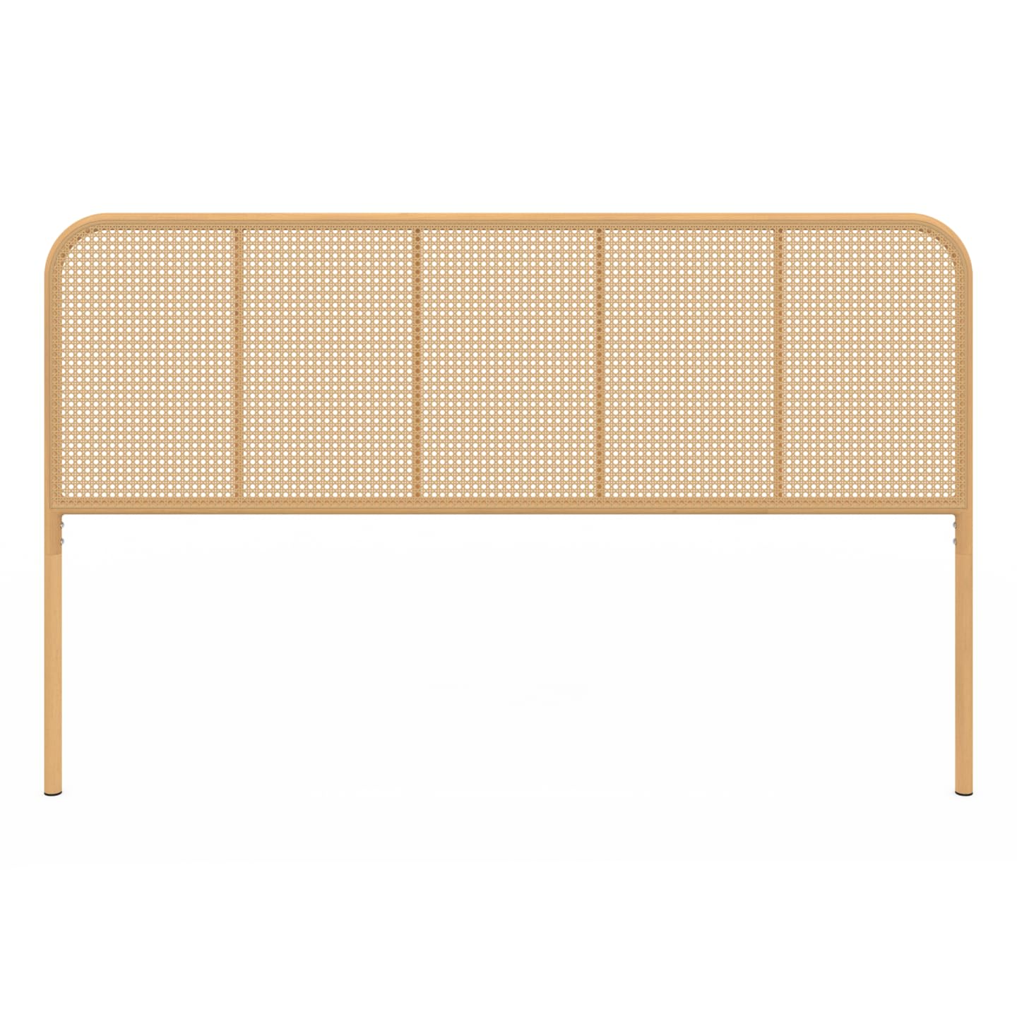 IDMarket - Tête de lit sur Pied Flora 160 cm façon cannage