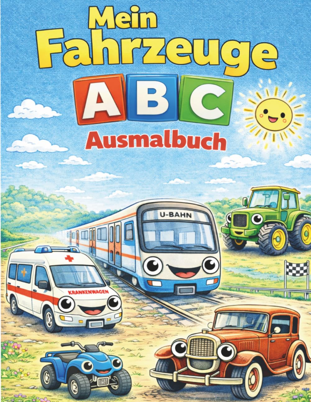 Mein Fahrzeuge ABC Ausmalbuch (Meine ABC Ausmalbücher)