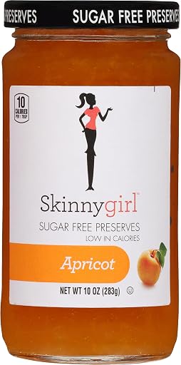 Skinnygirl Sugar Free Kosher Preserves, Apricot, 10 Ounce