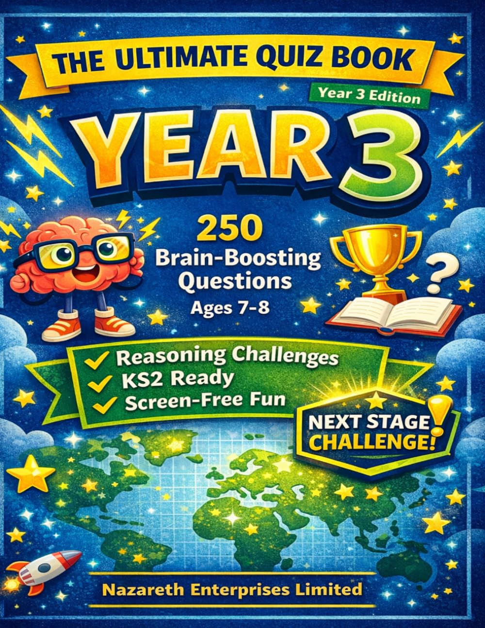 The Ultimate Quiz Book for Ages 7-8: 250 Fun Questions for Year 3: 2