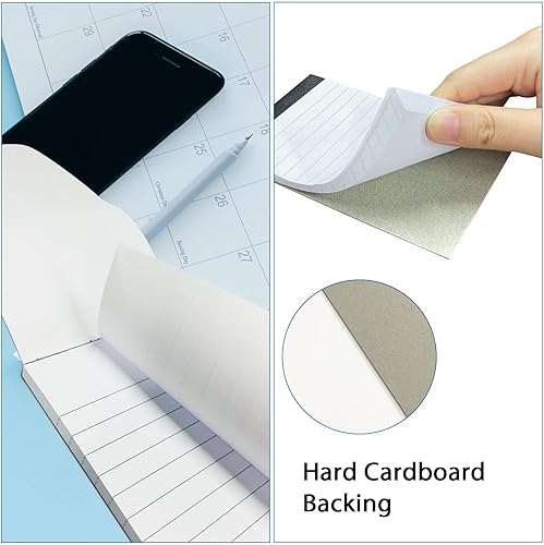 Miniatura 9 de Paquete de 12 bloc de notas pequeño, 3 x 5 pulgadas, bloc de notas de ultra calidad, papeles forrados para servidor y bloc de notas de escritorio