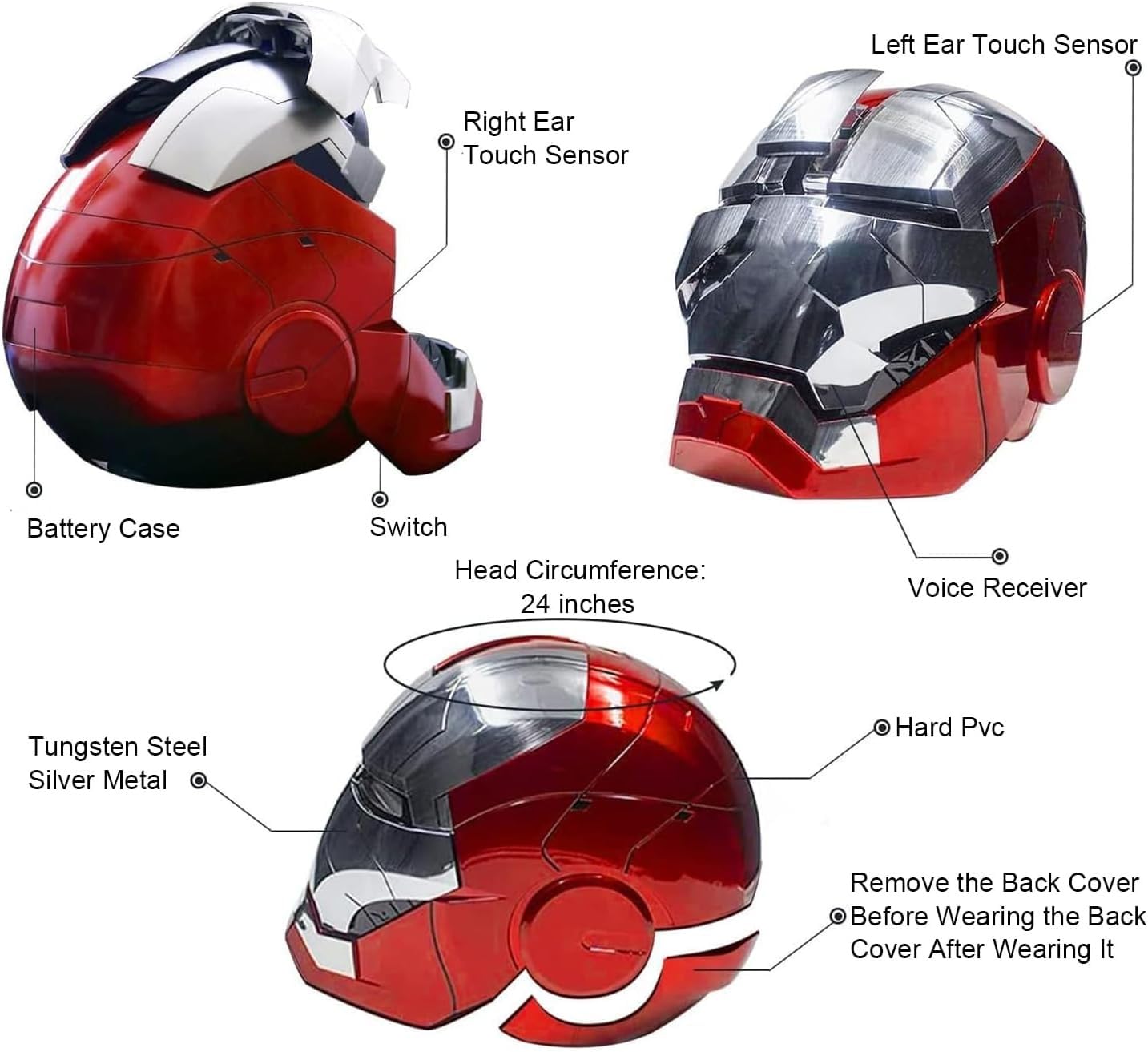 アイアンマン ヘルメット セット Amazon.co.jp: GoGoTree MK 5 アイアンマン ヘルメット