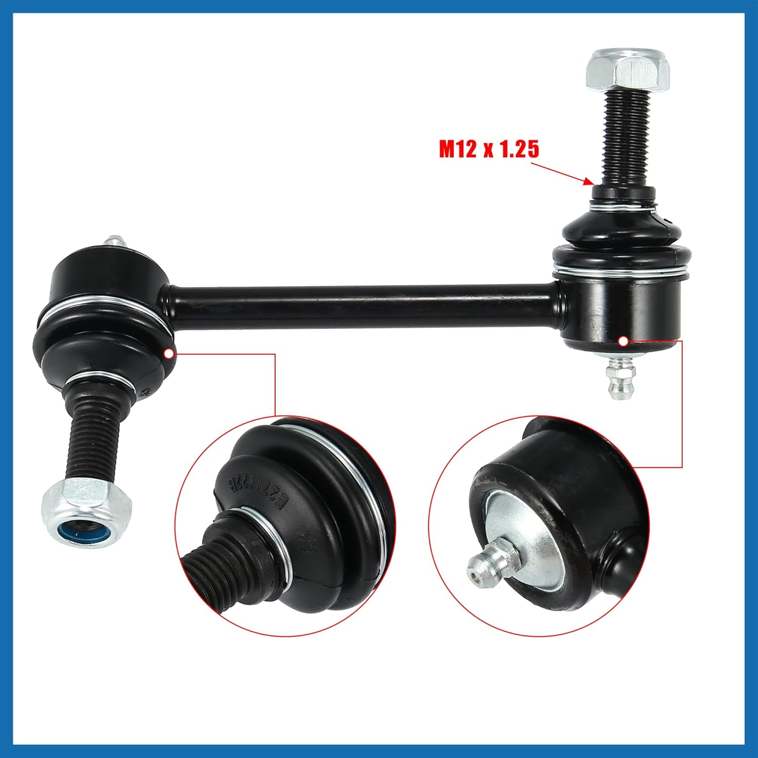 2pcs Rear Suspension Sway Bar End Links Stabilizer Sway Bar Link K6667 K6668 15071424 for Chevrolet Trailblazer 2002-2009 Item Replacement