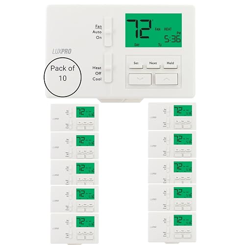P111 10-Pack Non-Programmable 1-Heat/1-Cool Thermostat