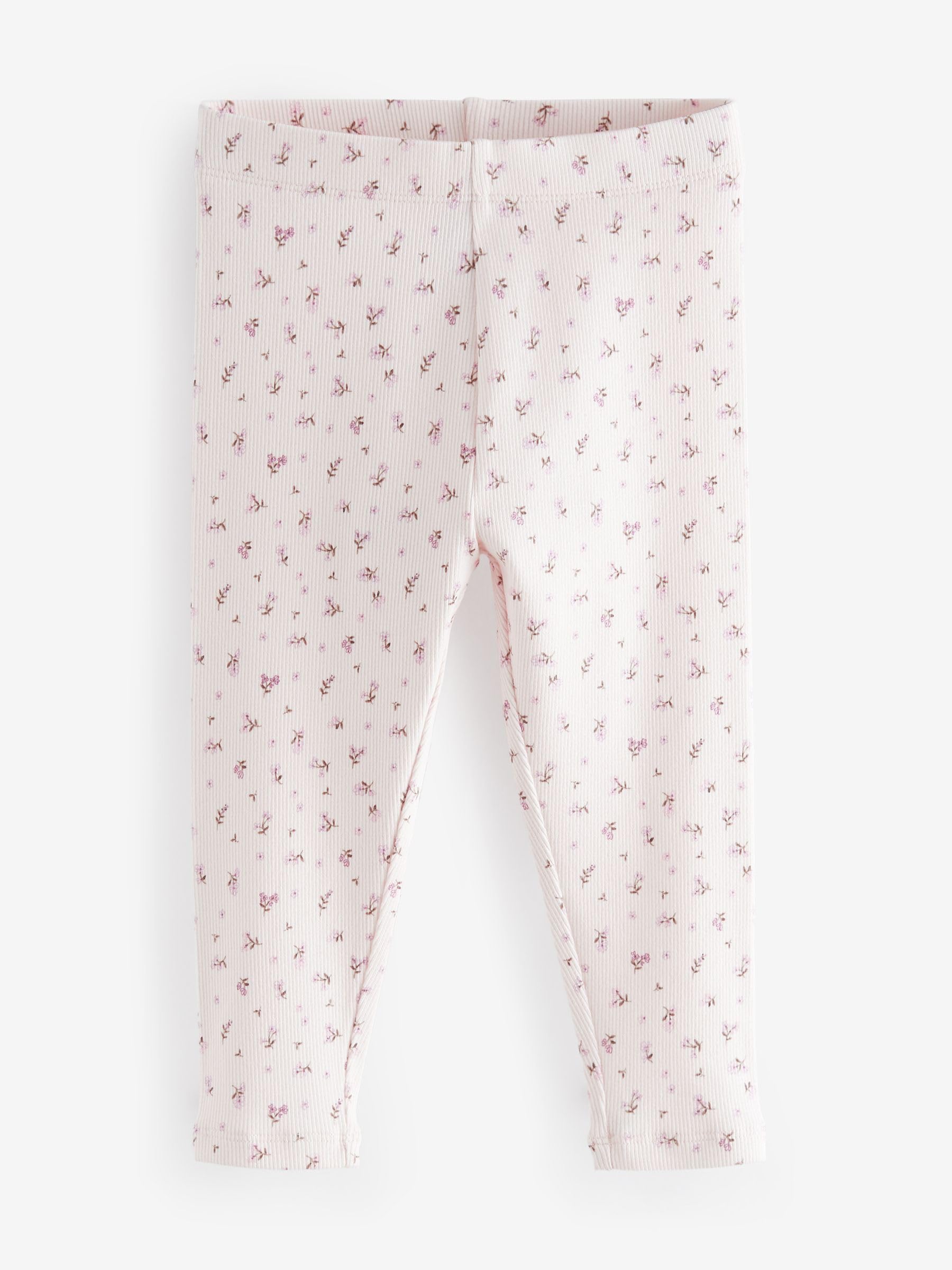 NEXT Niñas Pack de 5 Leggings Acanalados