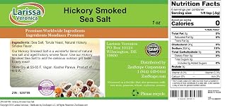 Hickory Smoked Sea Salt (1 oz, ZIN: 528799)