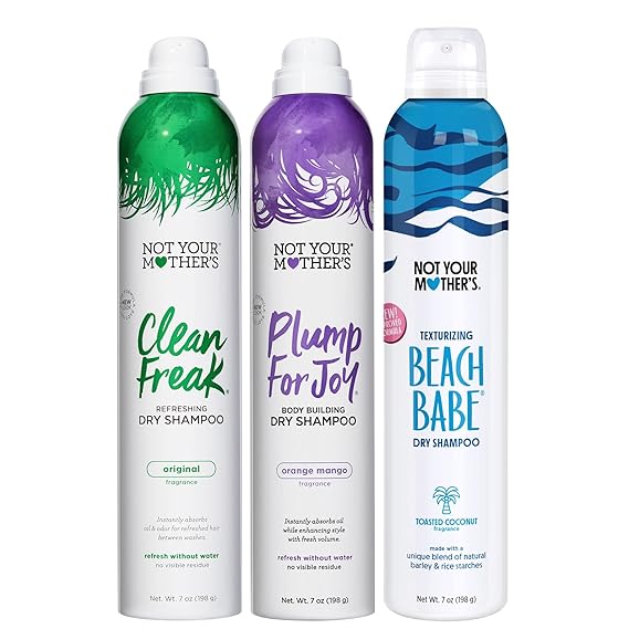 Not Your Mother's Dry Shampoo Assortment (3Pack) 7 oz Clean Freak Dry Shampoo
