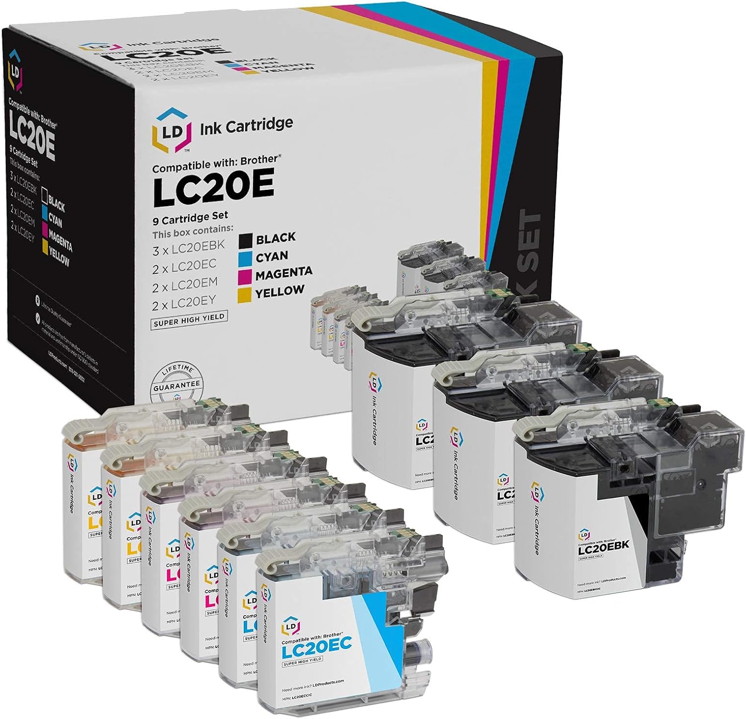 Cartuccia Di Ricambio LC20E Ad Alta Resa Compatibile - Foto 2