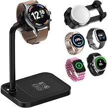 Smartwatch Charging Stand for iWatch Series SE 7 6 5 4 3 2 1, Samsung Galaxy Watch, Huawei Watch GT 3 2e LG, Google Smart Watch Bracket base-02S-B