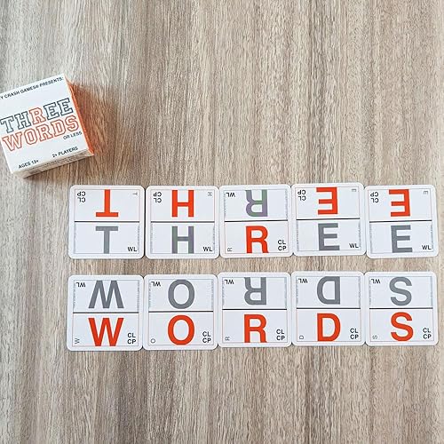 Miniatura 5 de Presenta Tres Palabras O Menos - Un simple pero desafiante pequeño juego de palabras Diseñado para 2-6 jugadores mayores de 13 años que son un