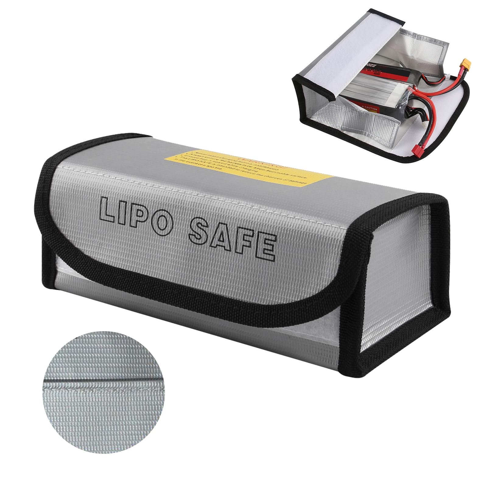 Lipo Safe Bag,Lipo Batteria Batteria Borsa,Antifuoco Antiesplosione Batteria Protezione Borsa,Lipo Batteria Safe Bag per Charge e Caricare