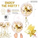 Party Propz Baby Shower Decorations Kit - 48 Pcs Baby Shower Balloons Decoration Kit with Net Curtain, Fairy Lights & Banner, Mom To Be Decoration Items Set, Baby Decoration (Latex, Cardstock) gallery image