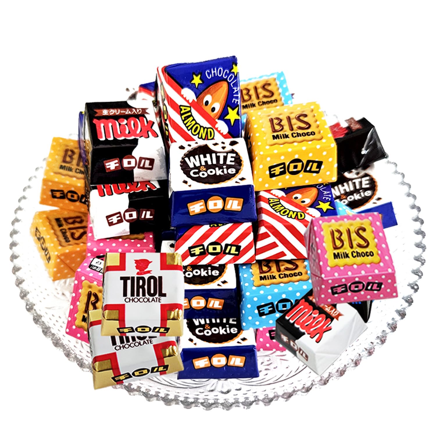 Amazon.co.jp: チロル チロルチョコ バラエティー 詰め合わせ 計36粒