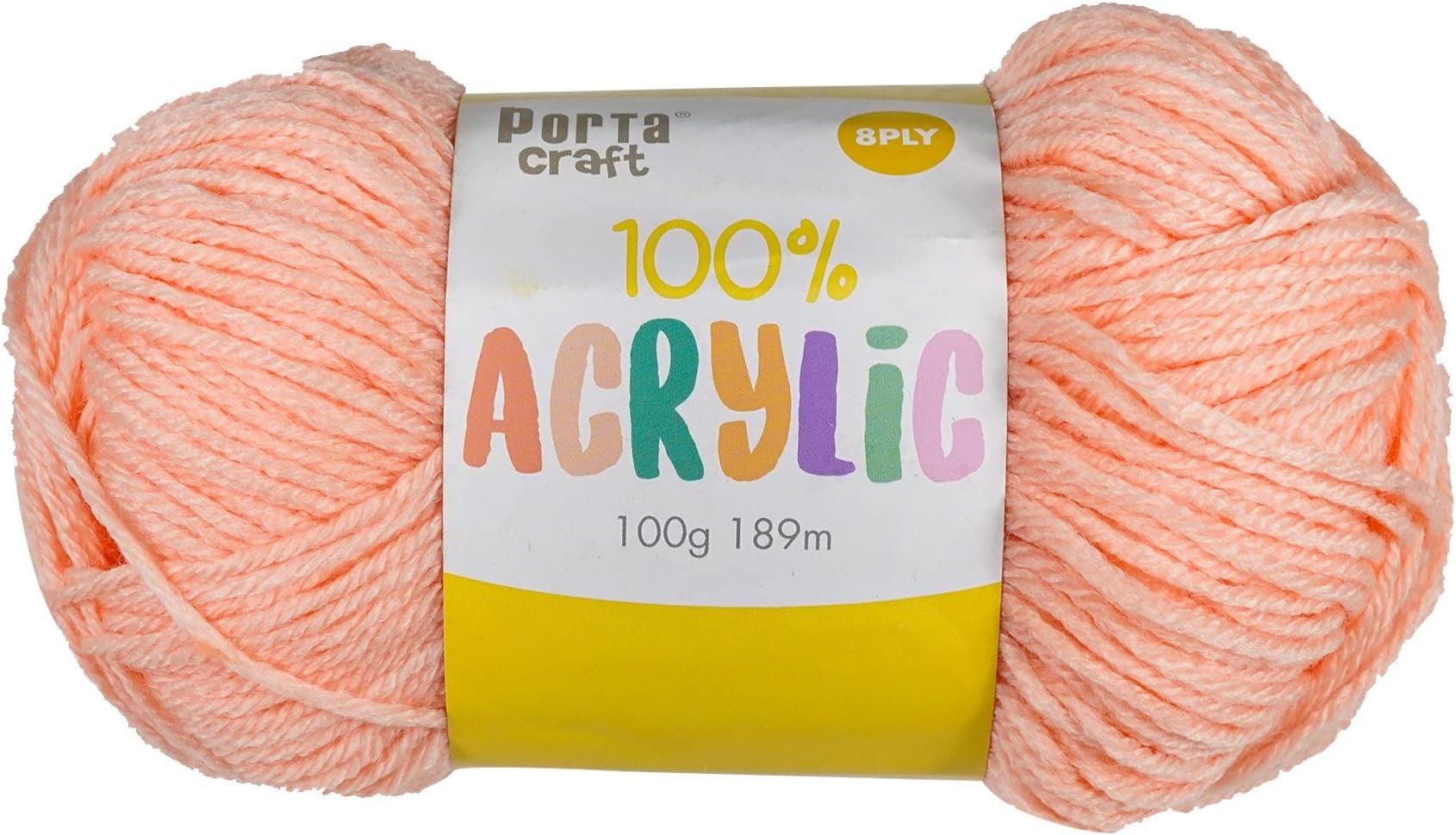 Itsy Bitsy Porta Craft Acrylic Yarn 100% 100Gm 189M 8Ply Apricot