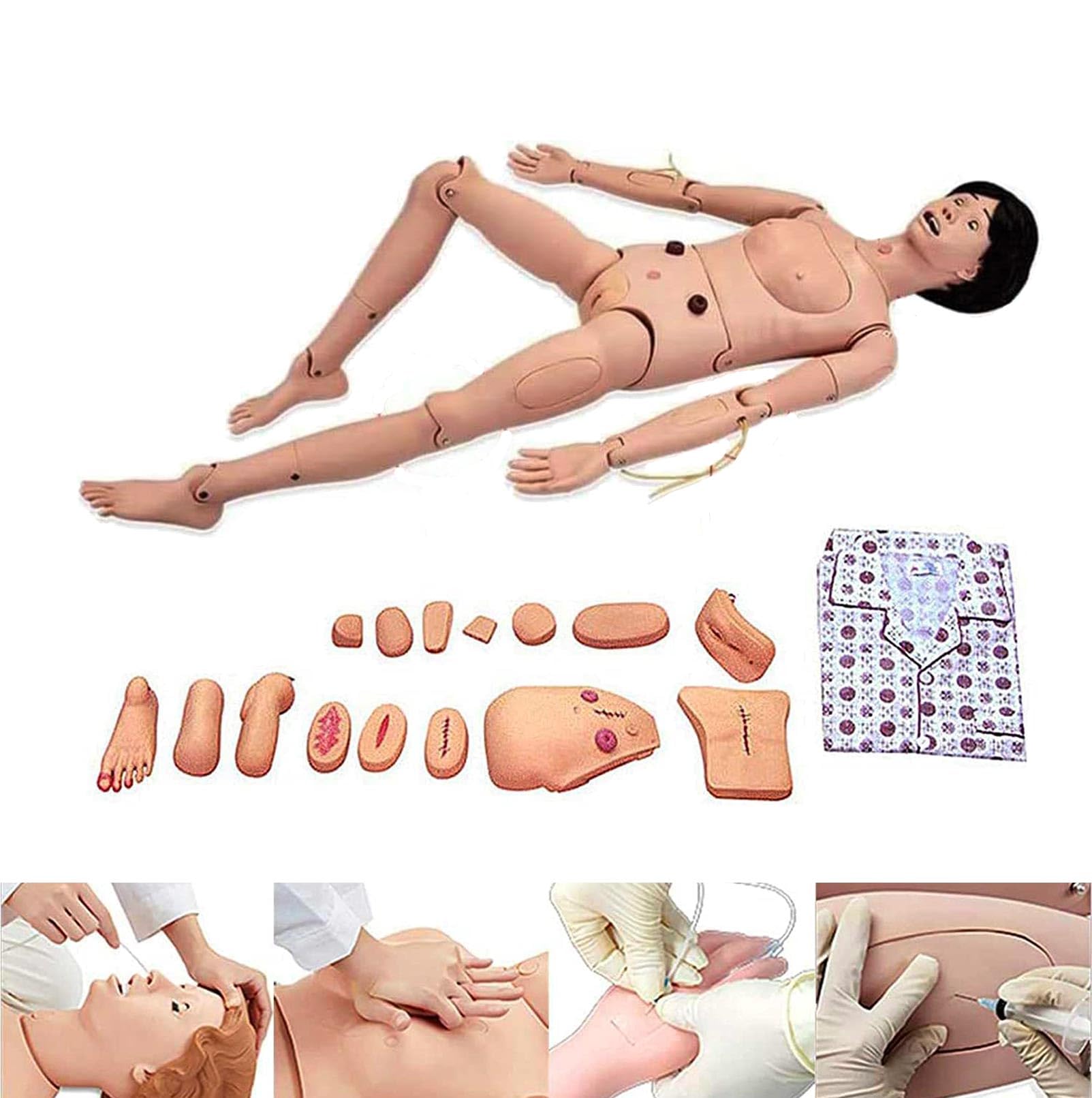 看護実習モデル人形 2体