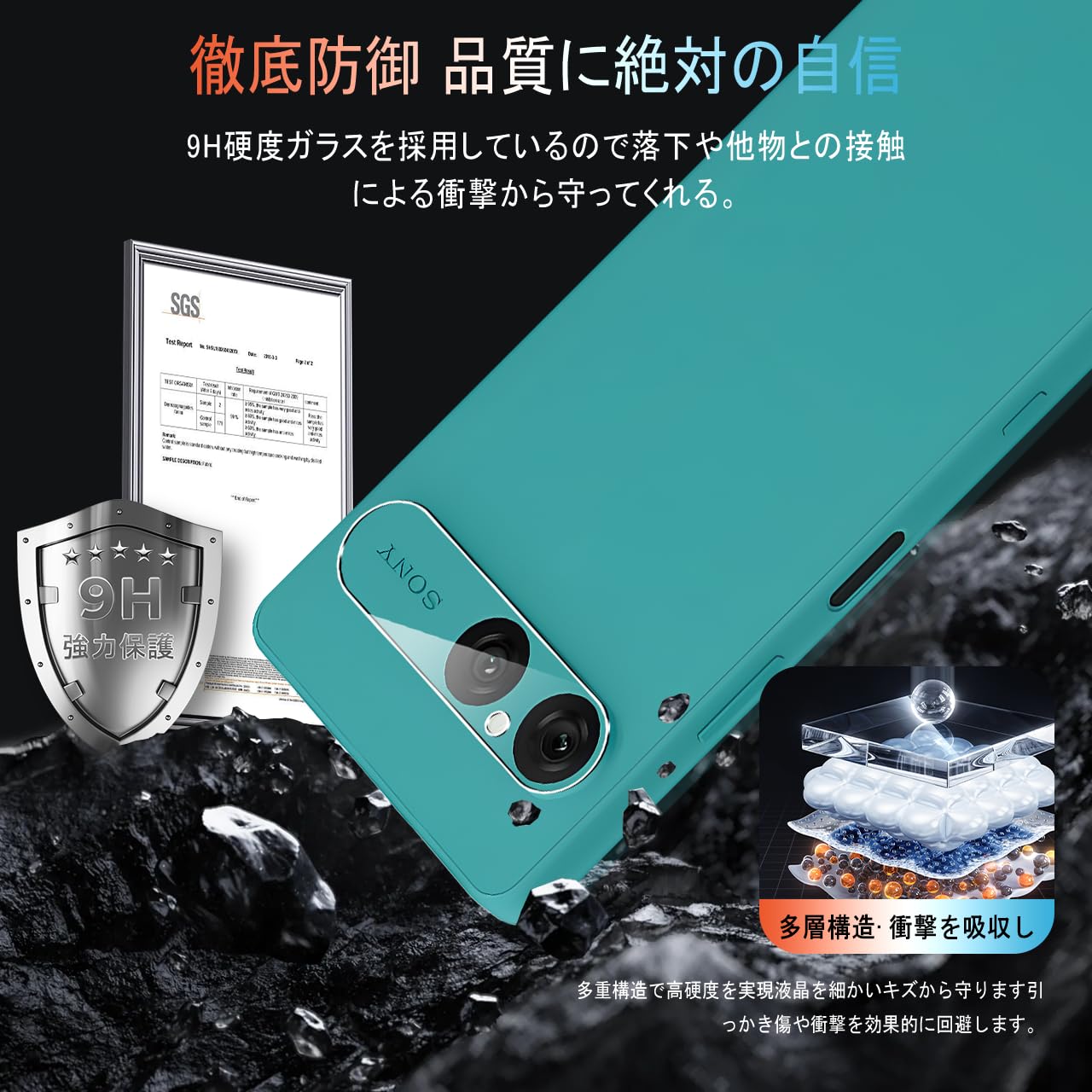 Amazon.co.jp: cronincards 対応 Xperia 10 VII カメラフィルム レンズ