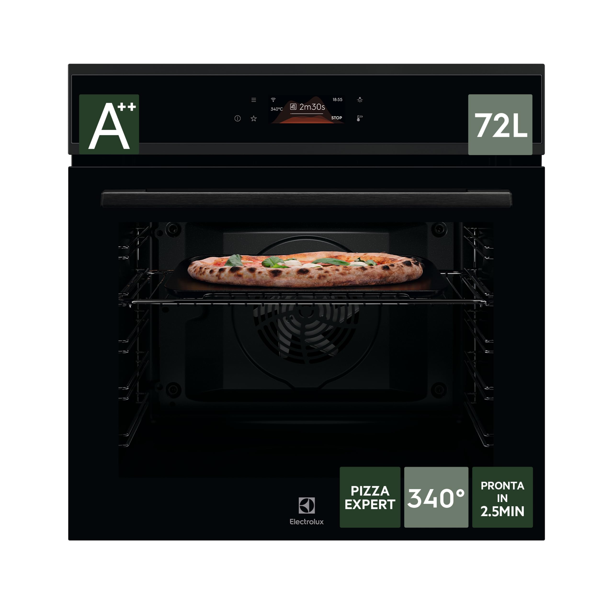 Electrolux Forno da Incasso 72 L Classe A++ COX8P08WH