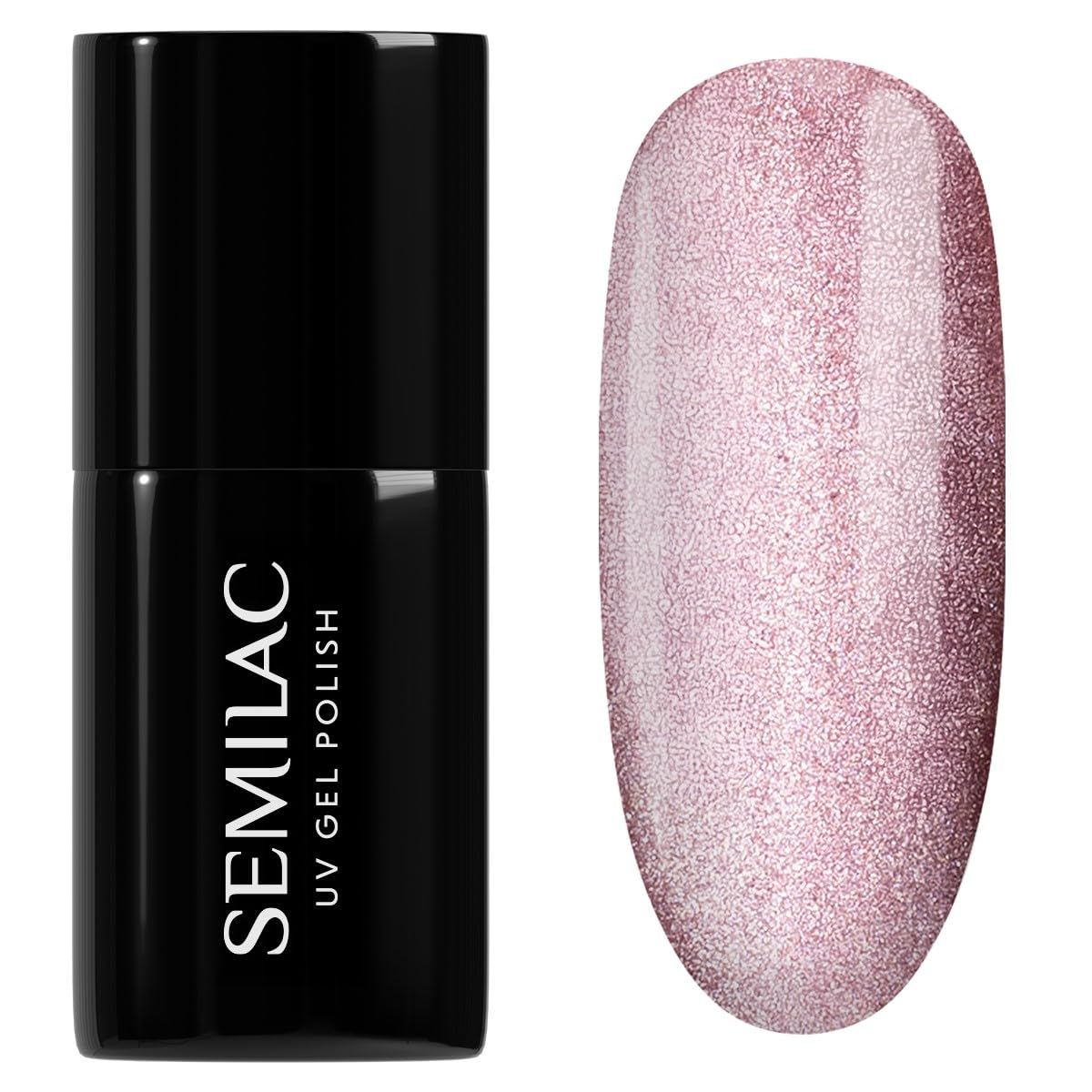 Semilac Lakier Hybrydowy Różowy Cat Eye Kocie Oko 663 Blush Gloss 7ml