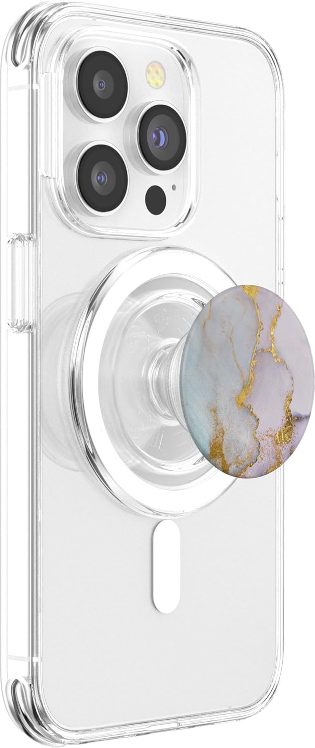 Ghost Ink Marbled Design Pop Mount Sockets Phone Grip PopSockets PopGrip: Swappable Grip for Phones & Tablets PopSockets MagSafe PopGrip for iPhone