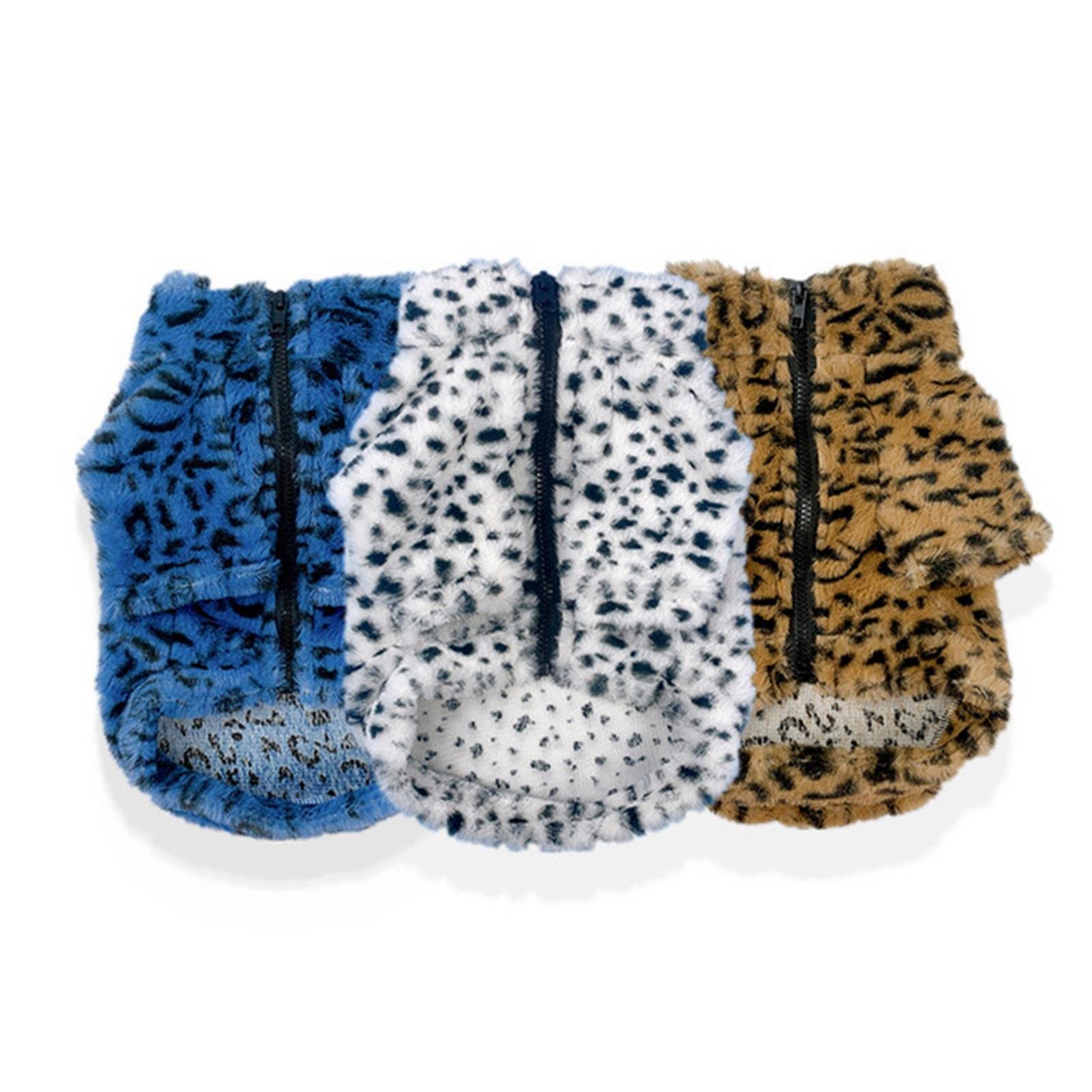 Vestiti per Cani Abiti per Cani Invernali per Cani di Grandi Dimensioni Giacca per Cani Leopardo di Lusso Bulldog Doberman Caldo Pile per I Cani da Solo