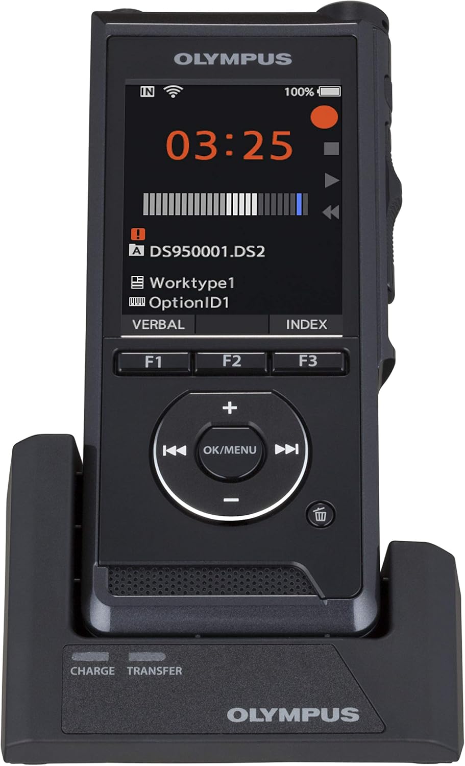 OLYMPUS DS-9500 Digital Voice Recorder, Black