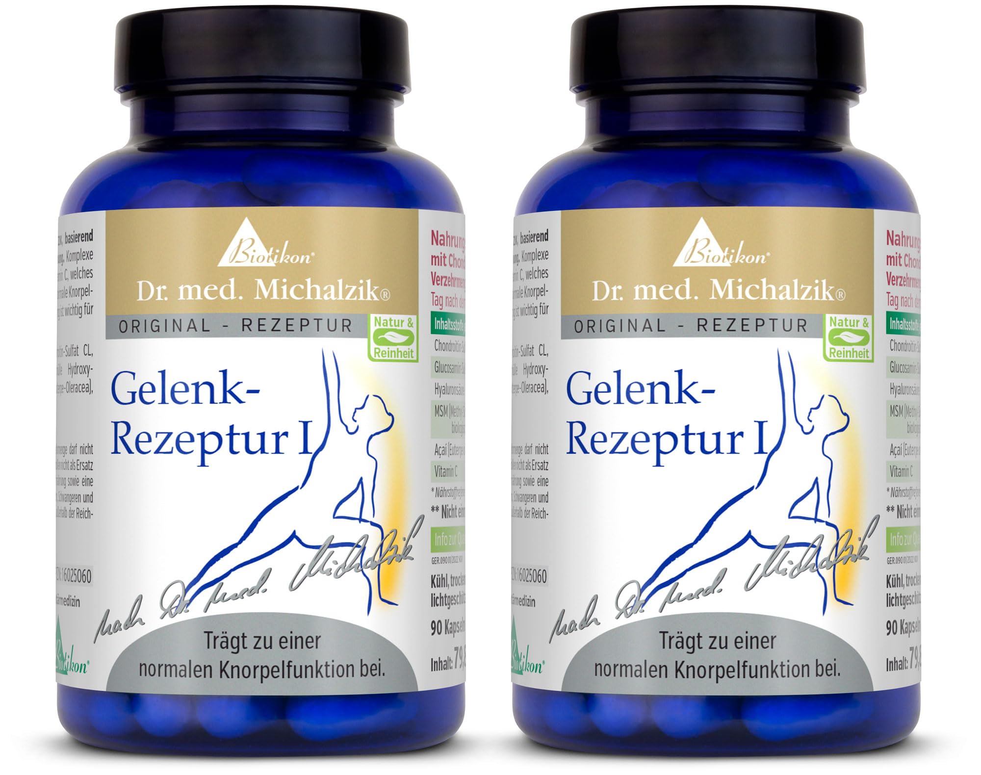 Gelenk-Rezeptur I nach Dr. Michalzik, 1200 mg Chondroitin, 180 Kapseln