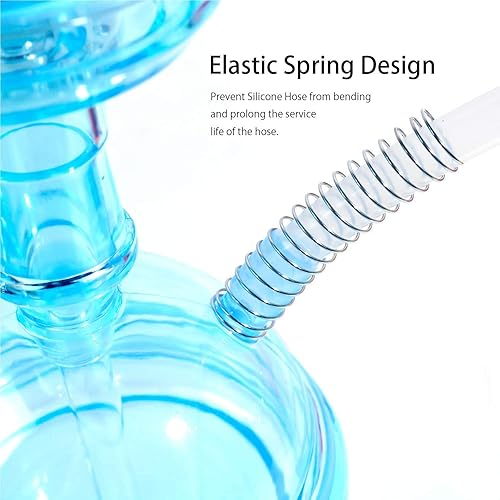 Miniatura 3 de Portable Hookah Cup Set with LED Light and Shisha Accessories. Acrylic Material, Smoking Cup Hookah That Easy to Carry for Home, Cars and Parties