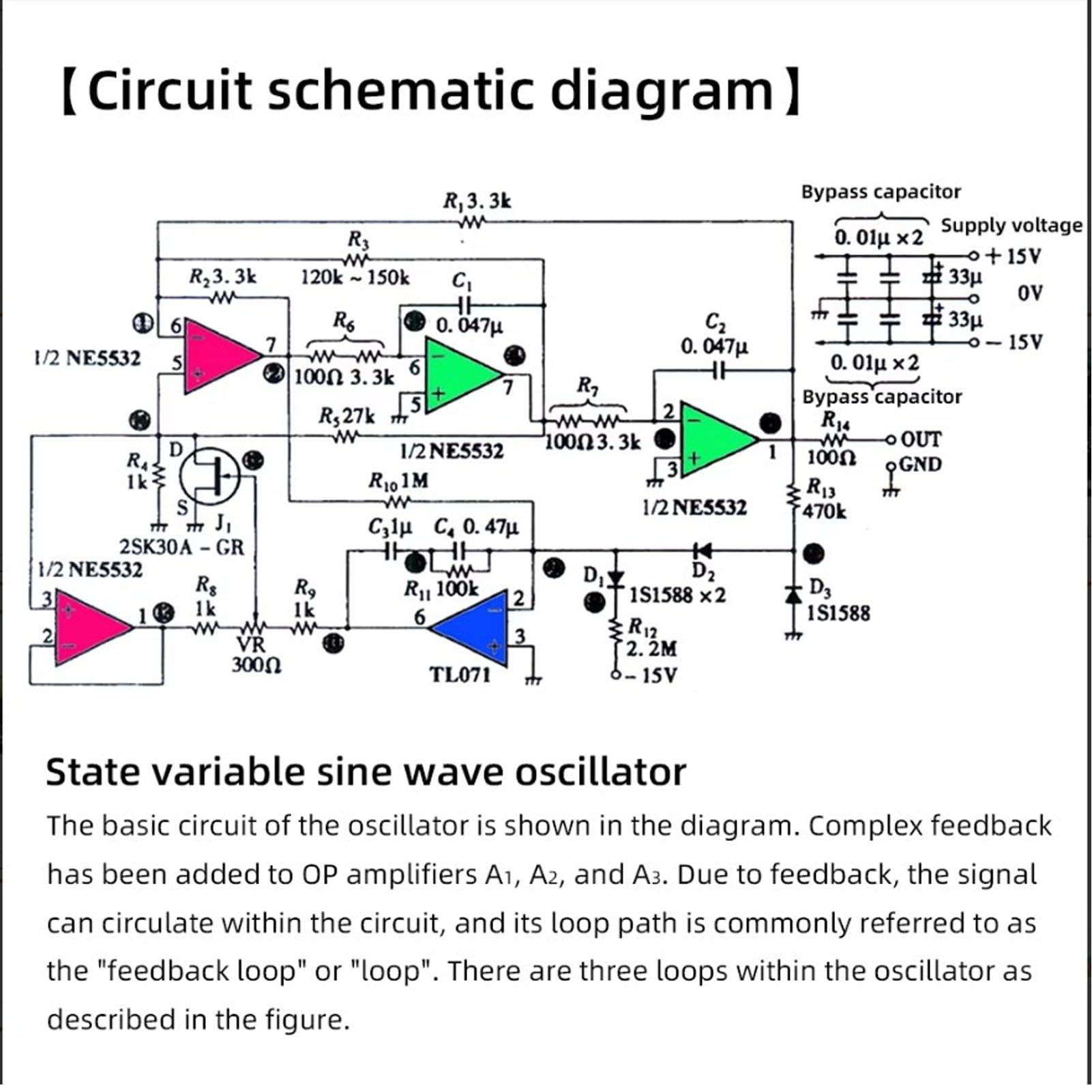 Garosa 1KHz Sinusgenerator Modul mit Ultra Niedrigen Verzerrungen Oszillator Board THD 7V Ausgang für Pegeltest und Harmonische Verzerrungsmessung Stromversorgung