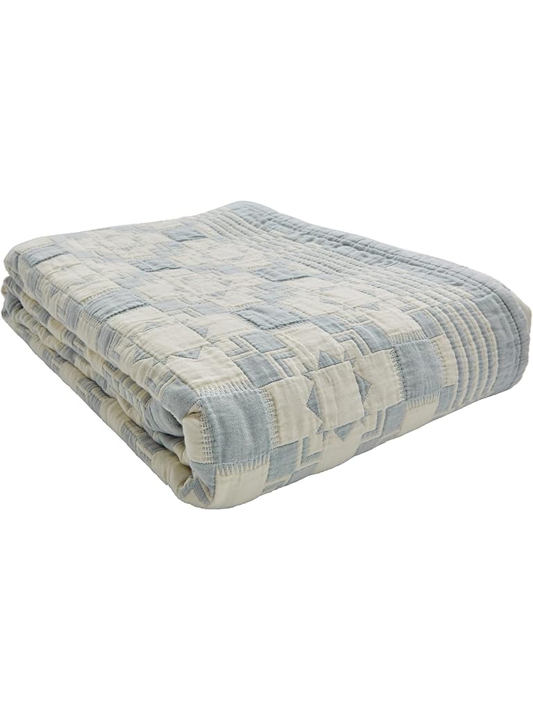 Blue Pendleton Matelasse Queen Cotton Bedding