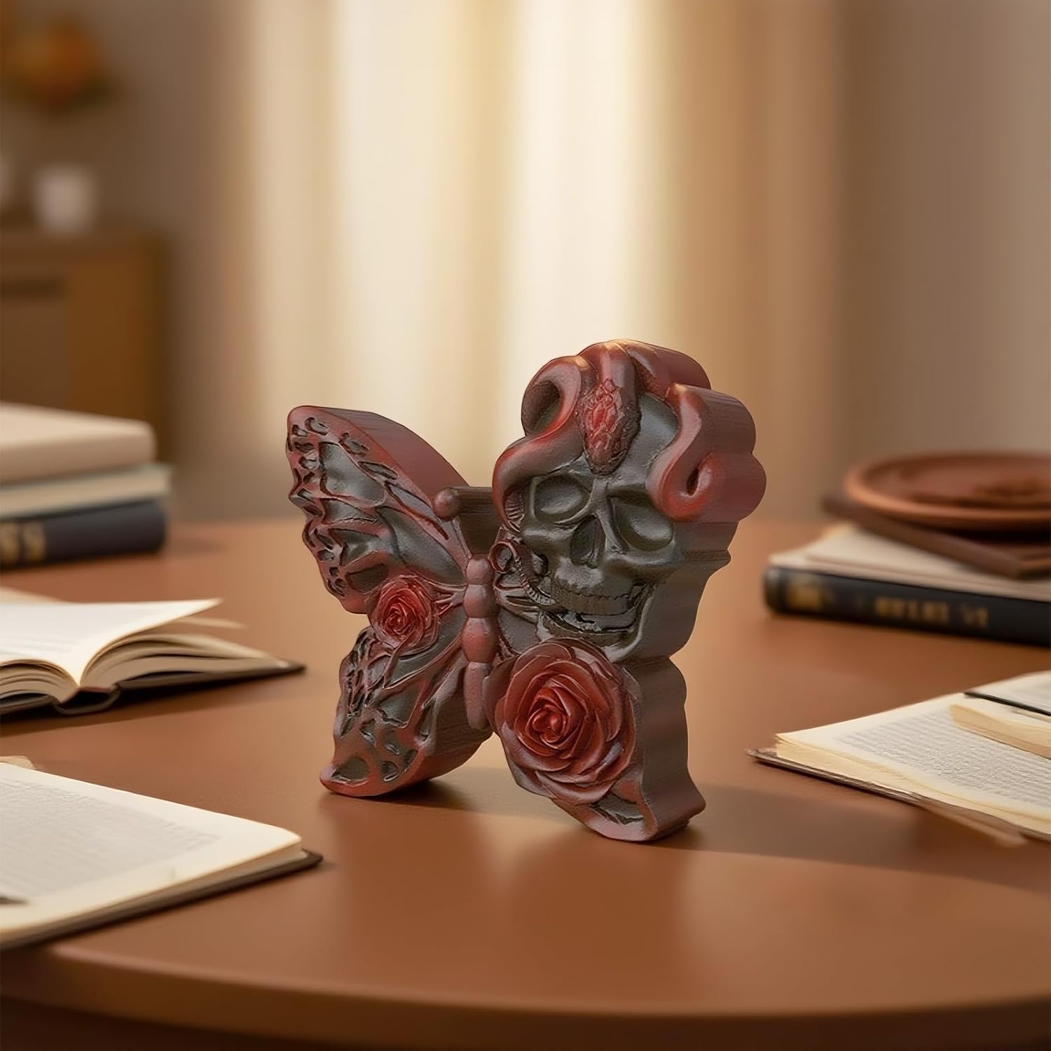 5 Pack Halloween Butterfly Candle Mold Snake Skull Butterfly Silicone Mold