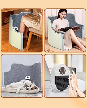 Amazon | FRAPOW パネルヒーター ファン付き 熱風で直接暖め