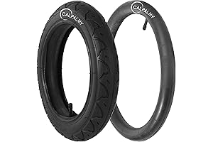 16" x 1.75/2.125" Back Wheel Replacement Tire and Tube for BOB Revolution...