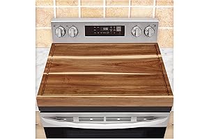 Acacia Multifunctional Gas Cooktop Cover and Cutting Board